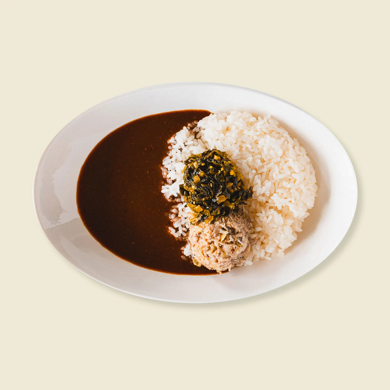 鯖ネギと高菜のだしうまカレー