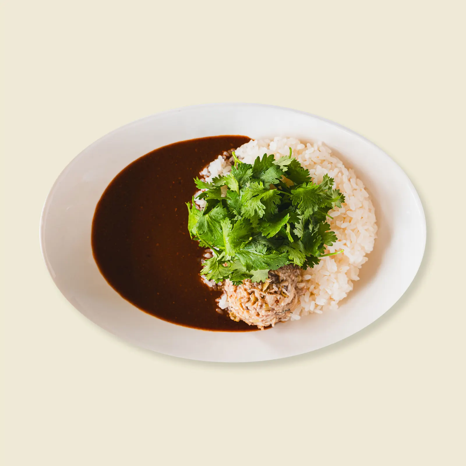 大盛りパクチー鯖カレー